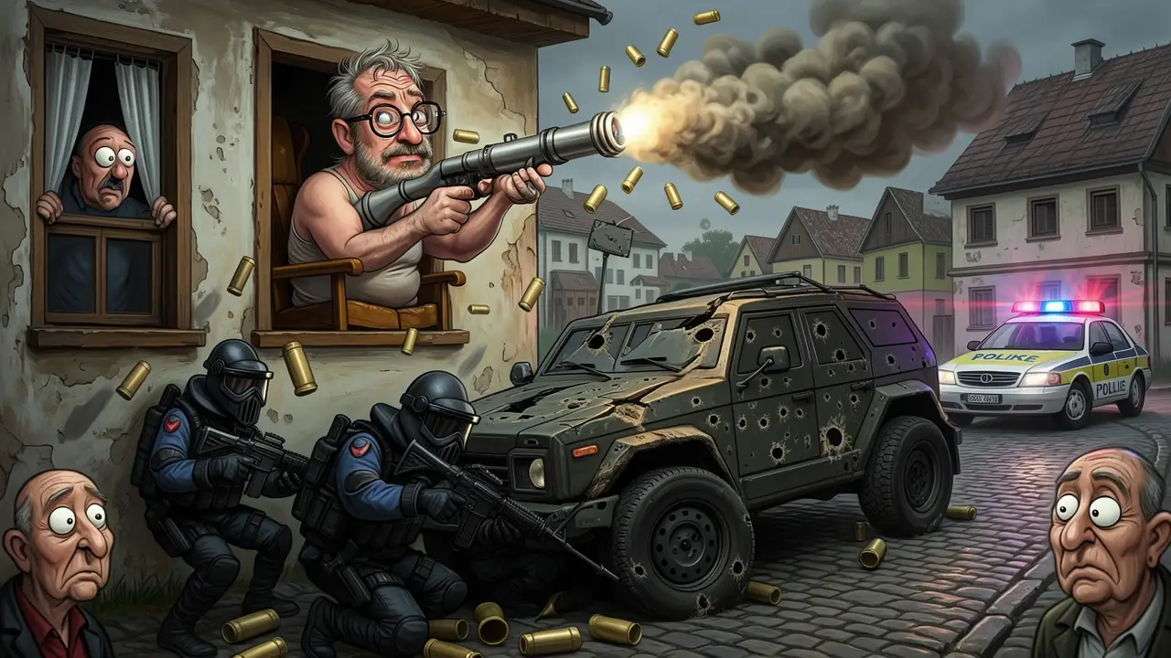 Cover art: Střelnice u nás na dvorku