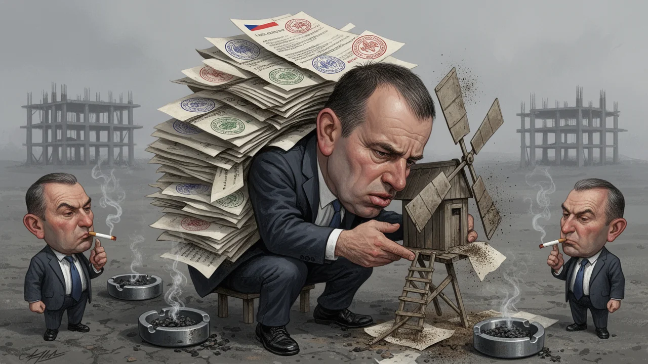 Cover art: Na povel razítka a miliardy létají rovnou oknem