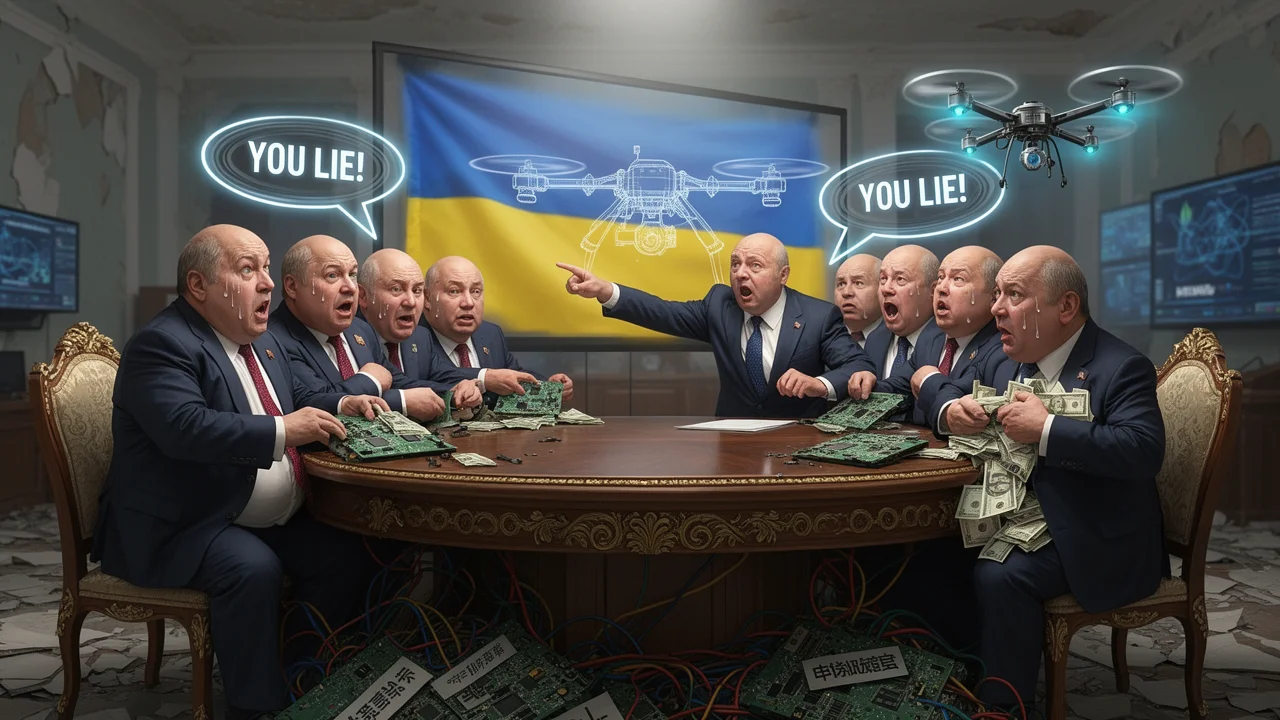 Cover art: Tajná schůzka o dronech plná čínských součástek