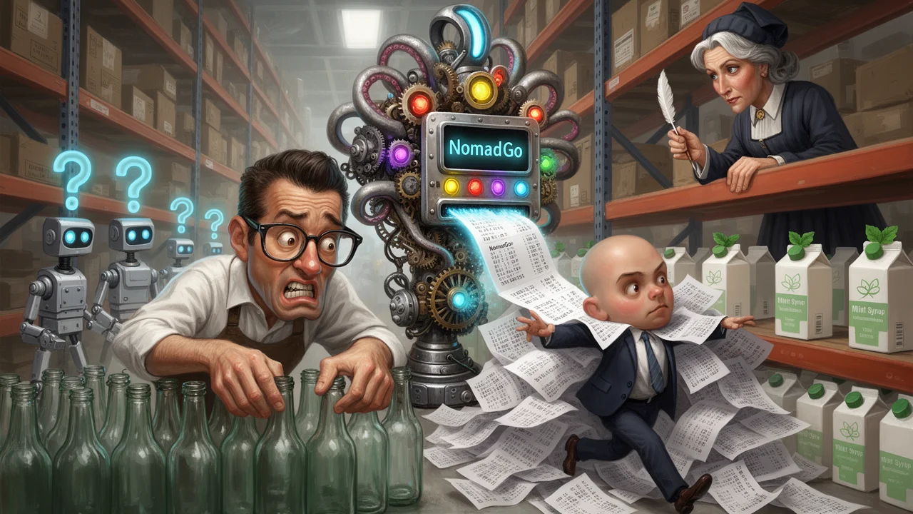 Cover art: Chytrý skener, co si spletl mléko se sirupem a dostal