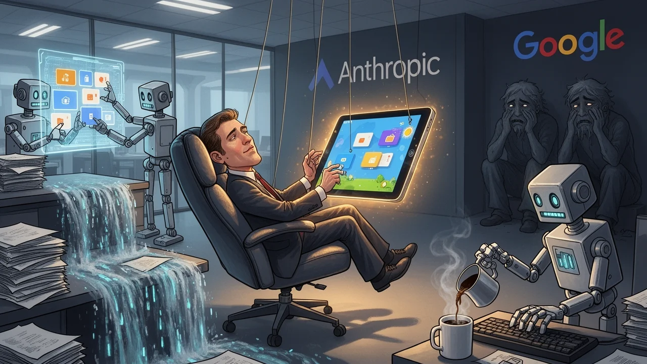 Cover art: Jak se líný manažer zamiloval do umělé inteligence a