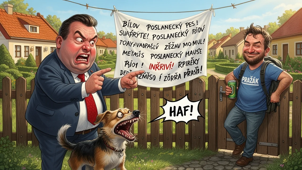 Cover art: Jak jedno prostěradlo u Plzně otřáslo celou Sněmovnou