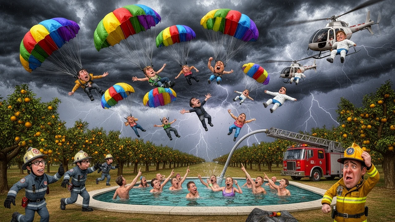 Cover art: Jak osmnáct lidí hledalo nebe a našlo bazén