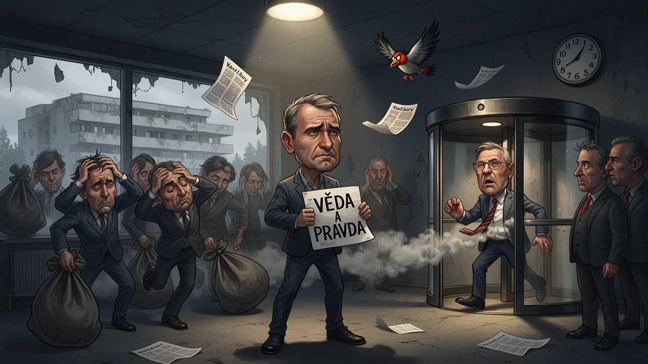 Cover art: Slzy na Kavkách aneb Daniel Stach drží smutnou stráž