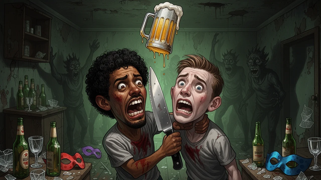 Cover art: Drsná párty v Nuslích kvůli nevychované holce