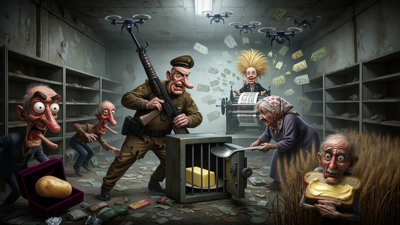 Cover art: Když se obyčejné máslo stalo pokladem, který hlídá ochranka
