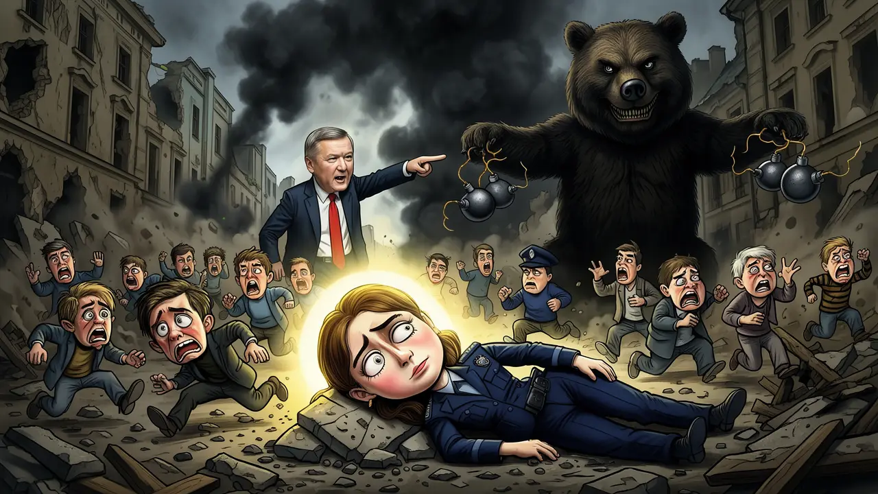 Cover art: Teror ve městě, kde vyhasl mladý život policistky