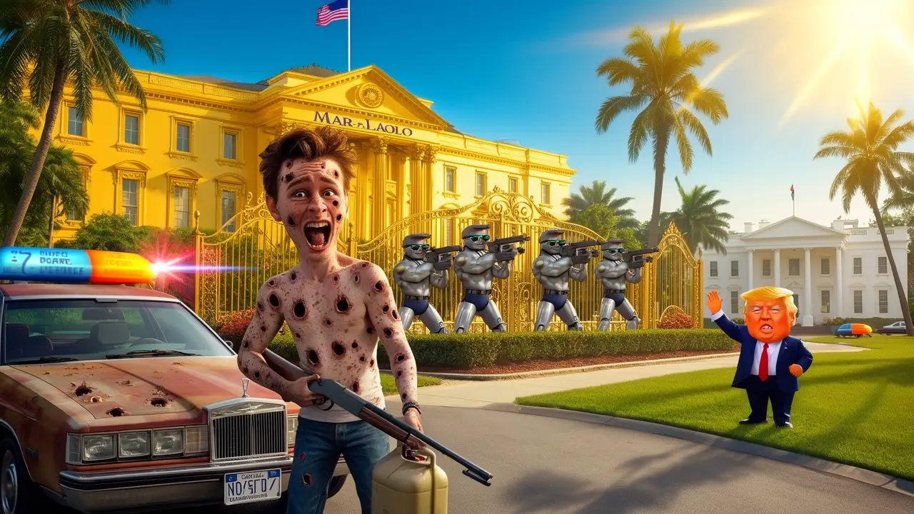 Cover art: Horké chvilky na Floridě, když pán domu nebyl doma