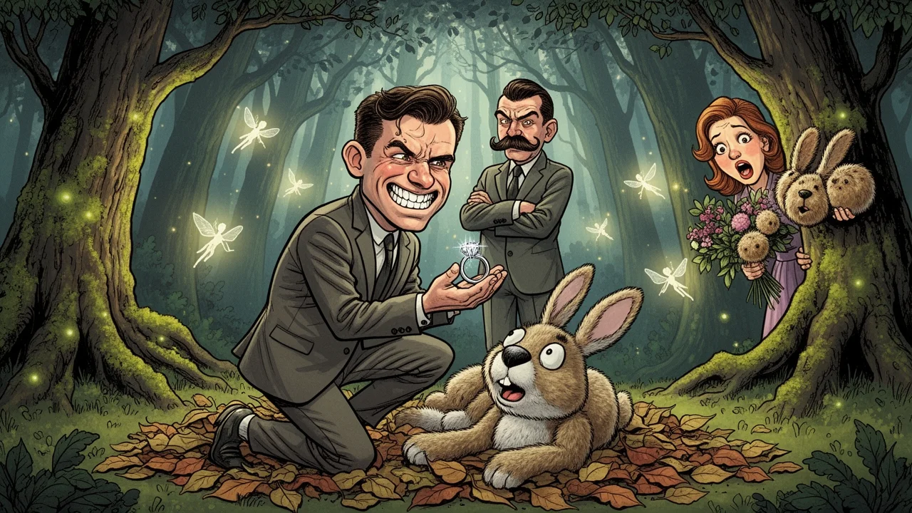 Cover art: Romantika v lese aneb láska nad mrtvolou
