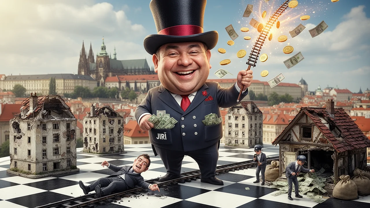 Cover art: Kouzla s byty za miliony, kde prodejce tiše pláče