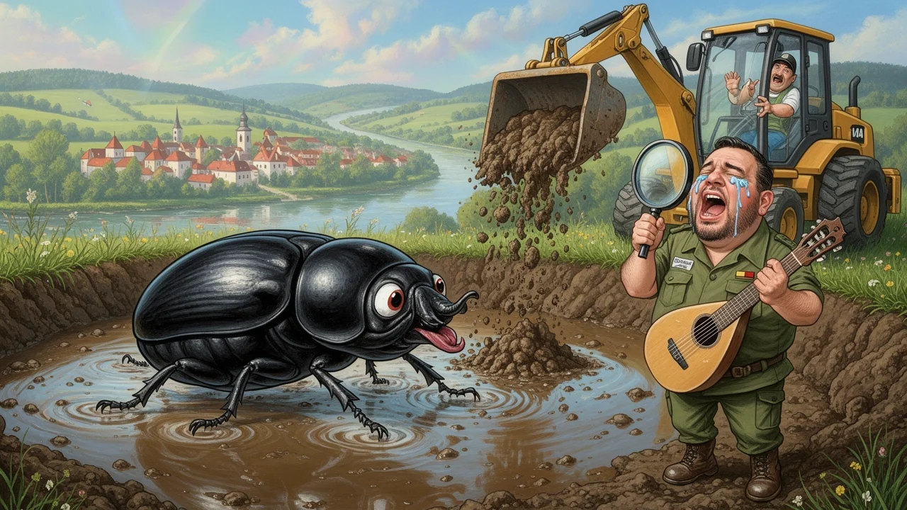 Cover art: Největší vodní brouk Evropy ovládl drahé tůně