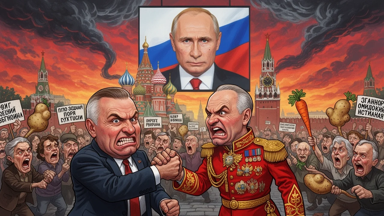 Cover art: Starý soudruh Zjuganov slibuje zemi novou podzimní revoluci