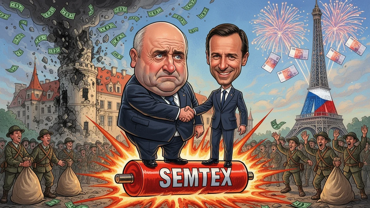 Cover art: Jak se v tichosti prodává český Semtex francouzskému