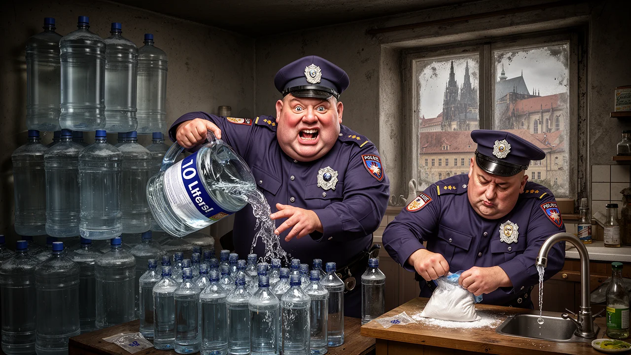 Cover art: Policista si lil litry extáze rovnou do deště