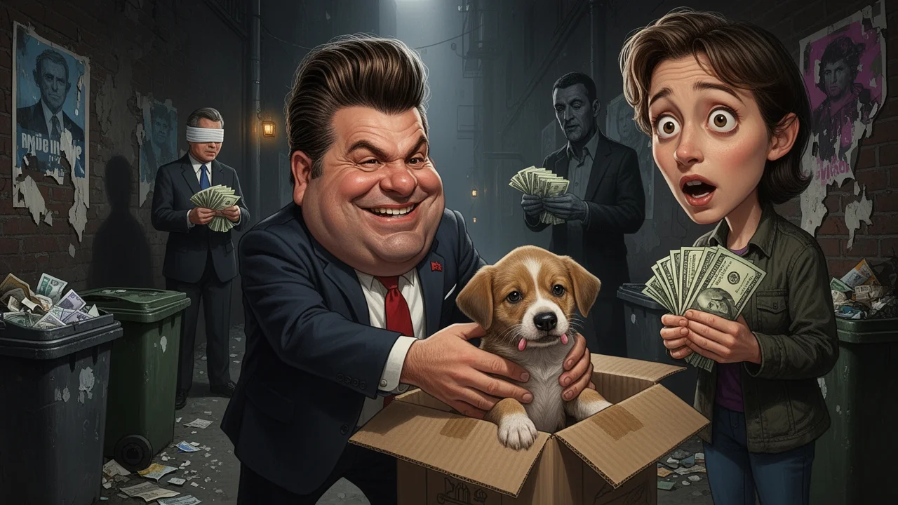 Cover art: Psí štěstí bez dokladů za třicet tisíc korun