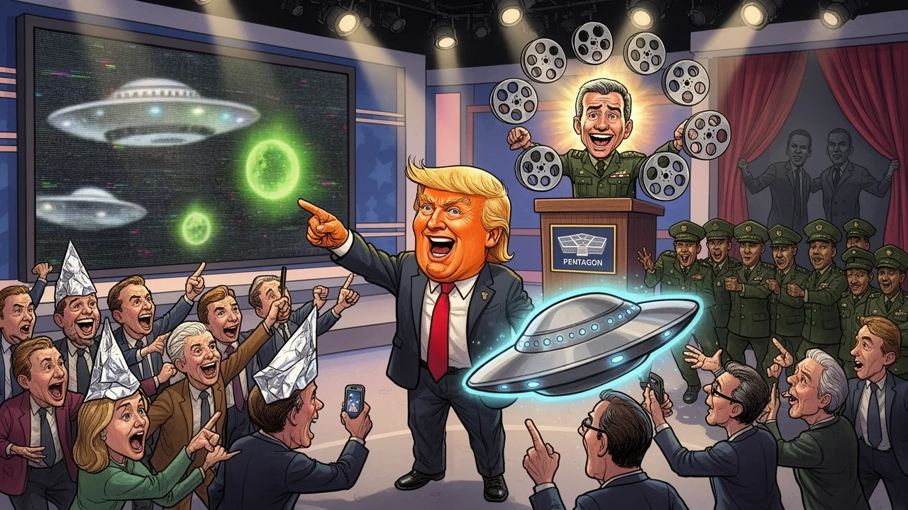 Cover art: Bavte se a užijte si to, vzkazuje Bílý dům k videím o UFO