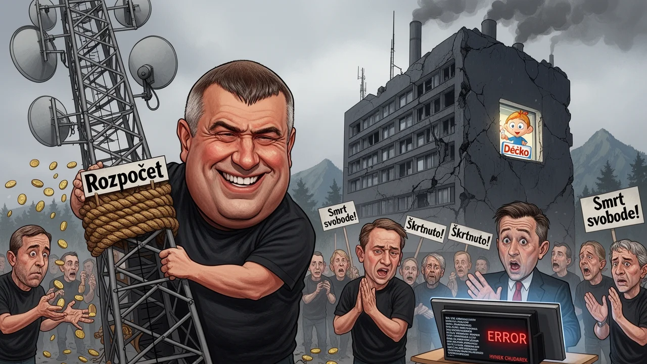 Cover art: Konec zpráv na Kavčích horách aneb jak Klempíř sebral lidem