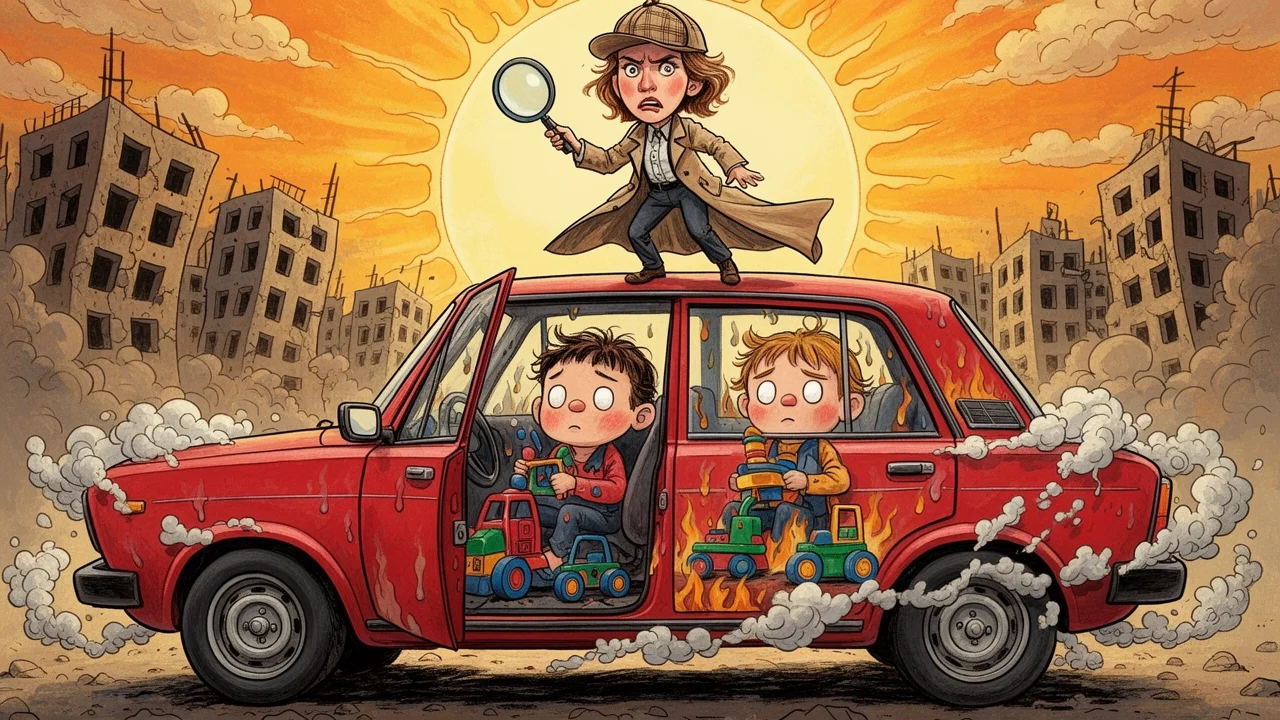 Cover art: Dvě malé děti a zapomnětlivost, která zabíjí