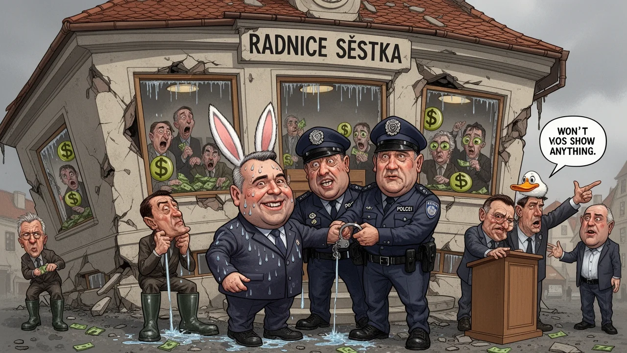 Cover art: Osm obviněných a jedna tichá pardubická koalice