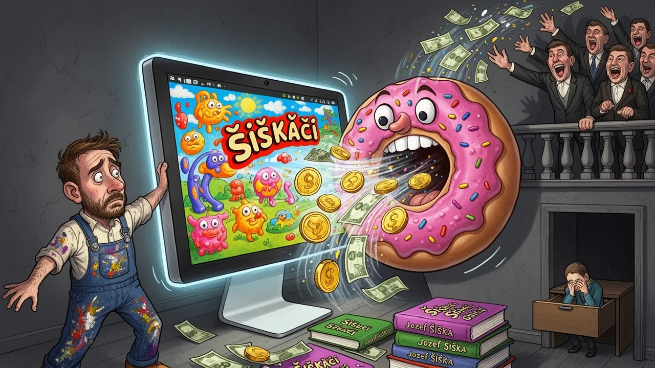 Cover art: Milionová dotace pro počítač na pohádku o Šiškáčích