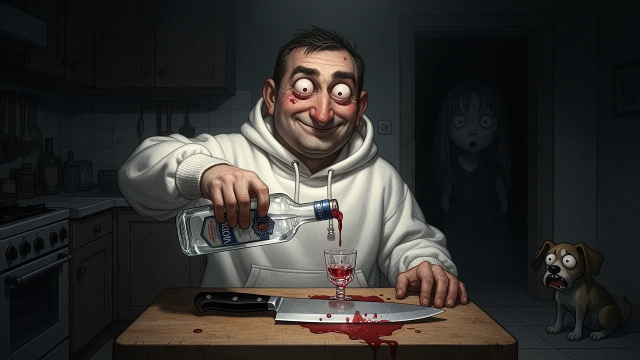 Cover art: Krvavá vodka v Levicích a dvacet pět let