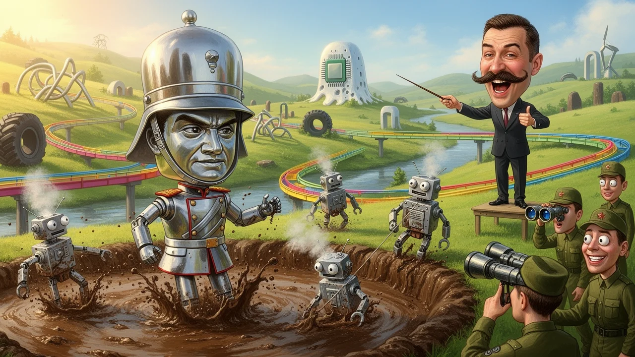 Cover art: Silicon Valley na Přerovsku posílá do boje roboty místo