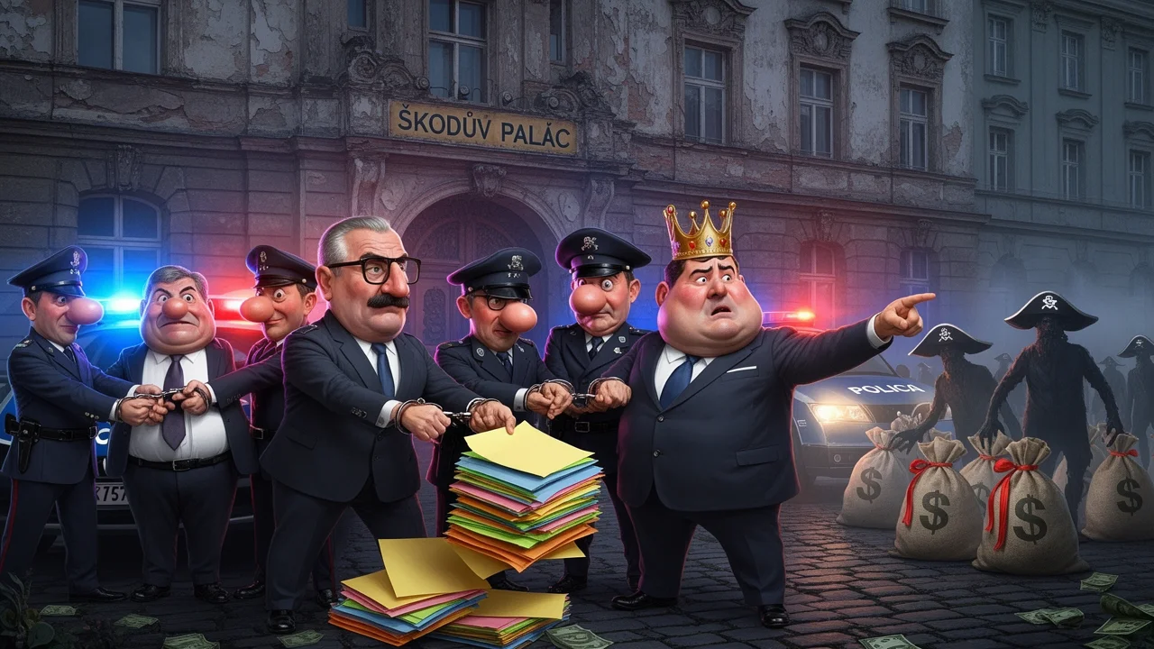 Cover art: Velký úklid ve Škodově paláci aneb Provize za silnice