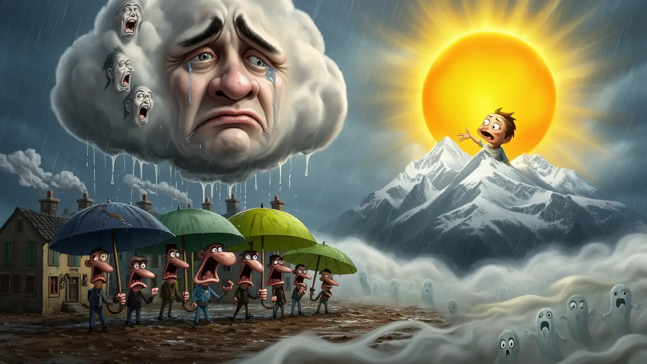 Cover art: Když nebe pláče a pak se směje