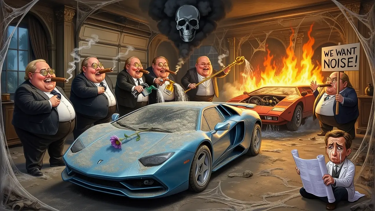 Cover art: Když ticho nikoho nezajímá a motor musí řvát
