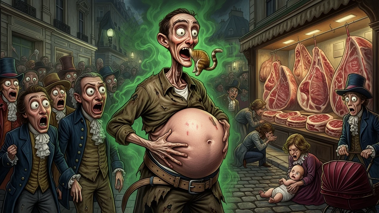 Cover art: Děsivá záhada z Francie spolkla čtvrtinu krávy