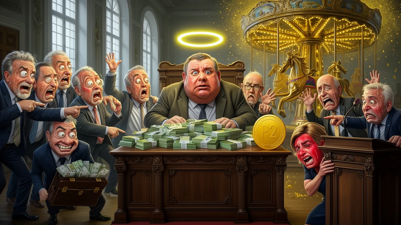 Cover art: Půl milionu k platu za tajný úsměv magistrátu
