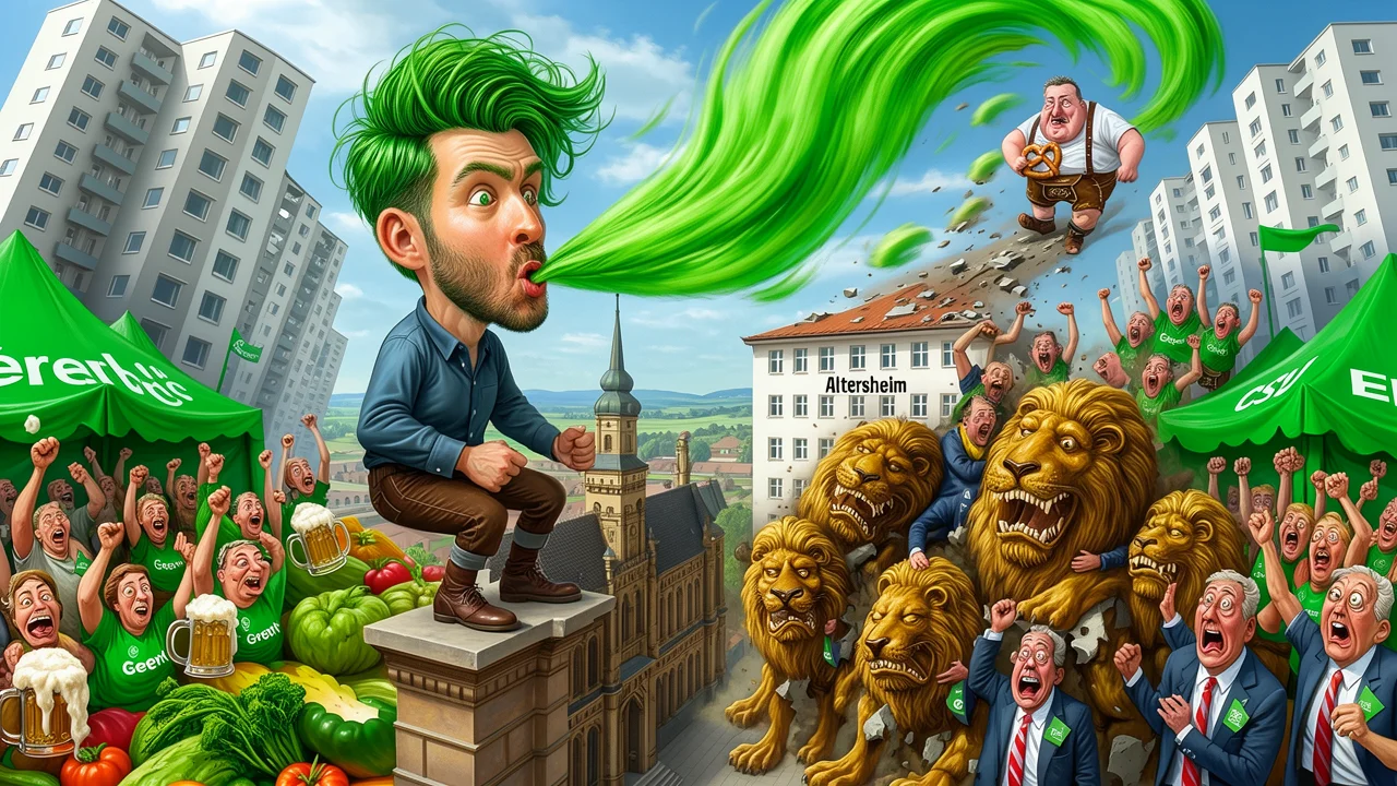 Cover art: Bavorský šok ze zelené budoucnosti na mnichovské radnici