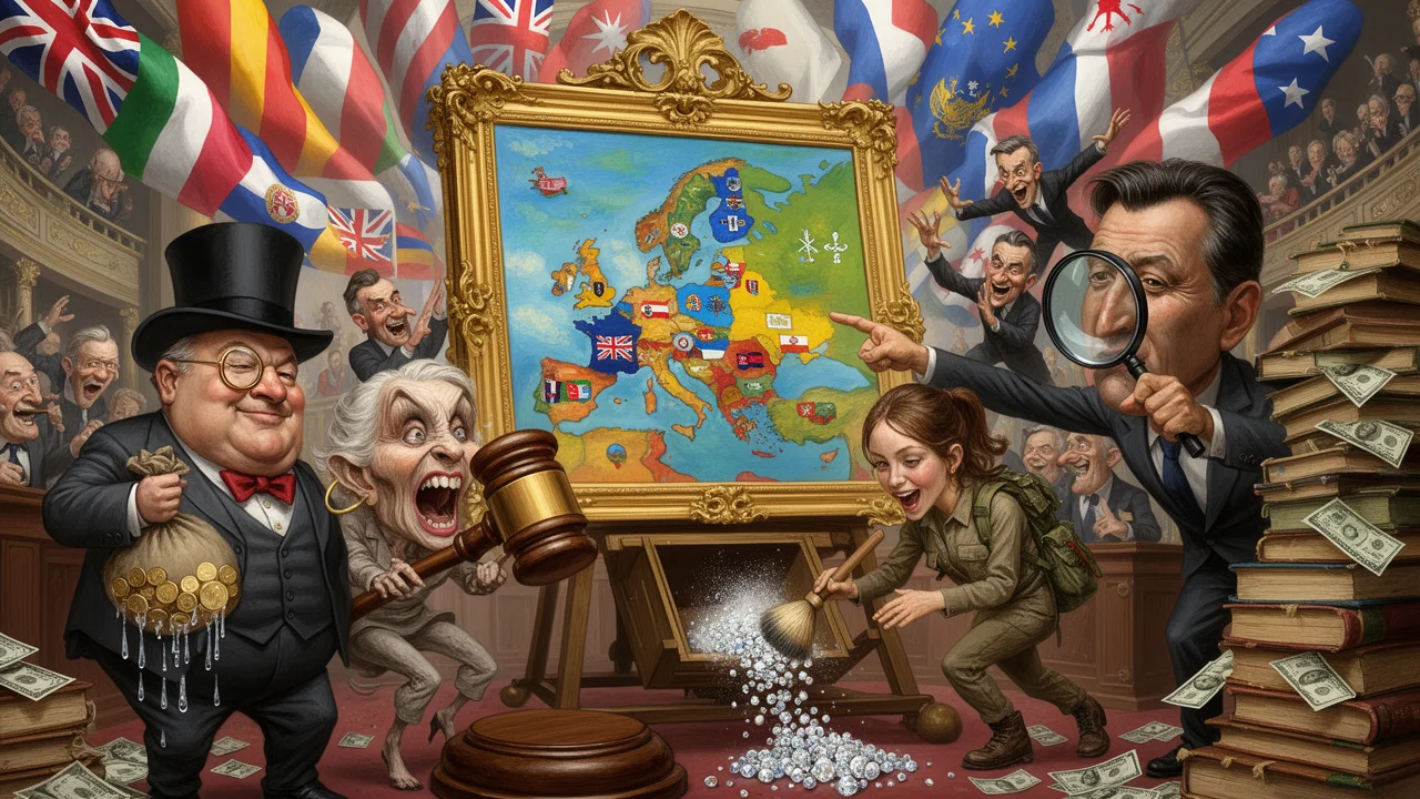 Cover art: Surrealistický poklad ze Spojených států boří dějiny