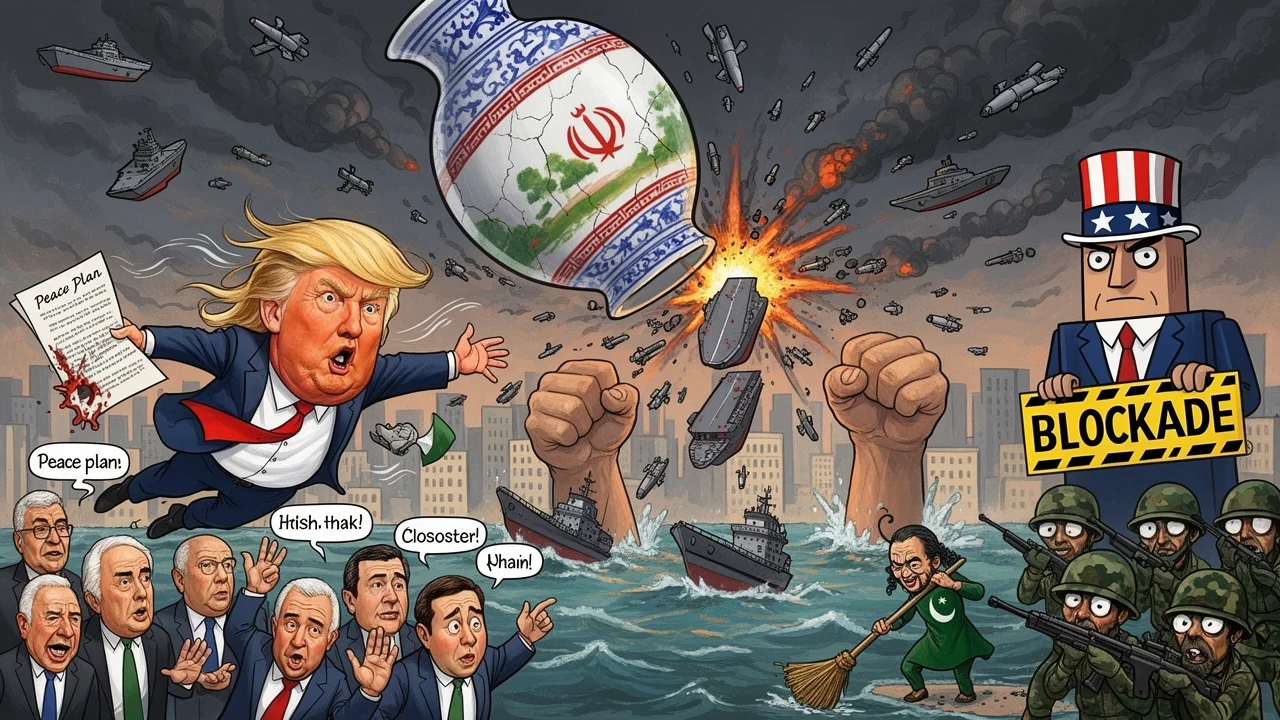 Cover art: Trumpův slib míru se roztříštil na kusy z nebe