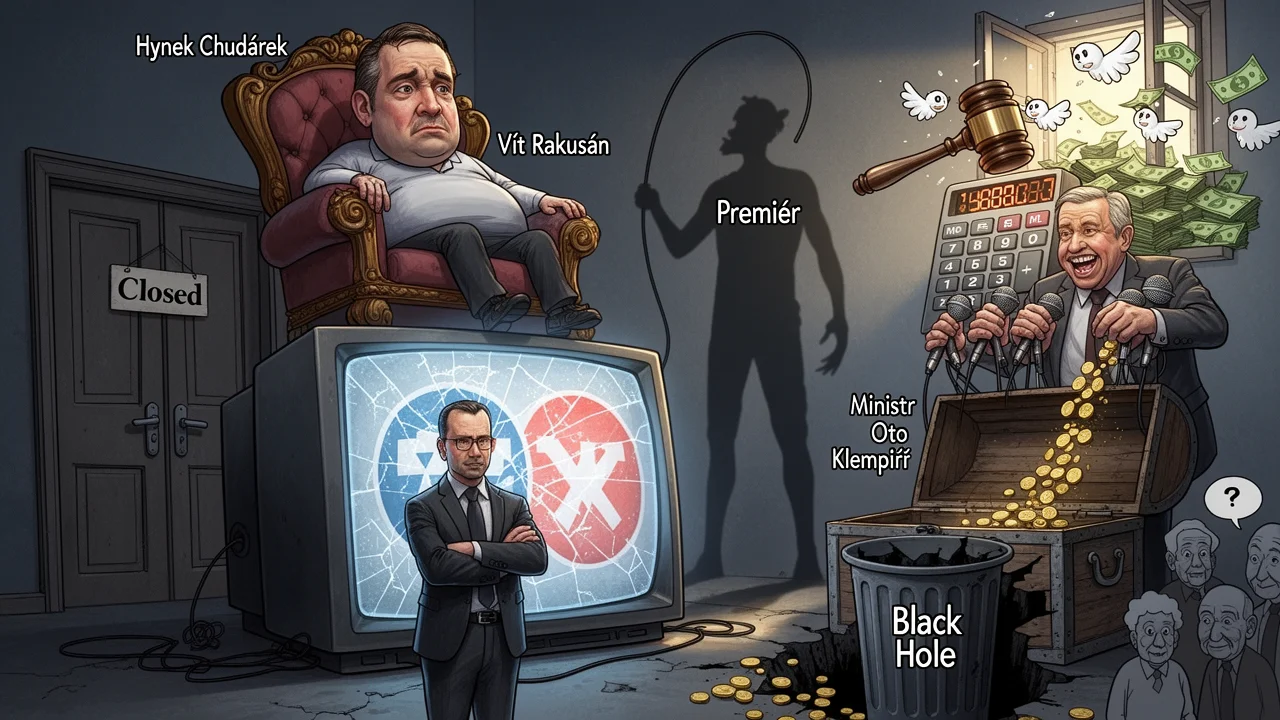 Cover art: Demokracie na prodej a rychlá tma na obrazovce