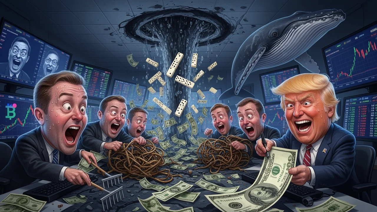 Cover art: Donald píše na Truth Social a trh zase šílí