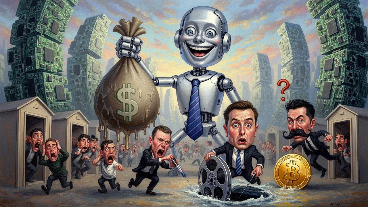 Cover art: Padesát miliard mluví jasně a pravda o AI musí mlčet