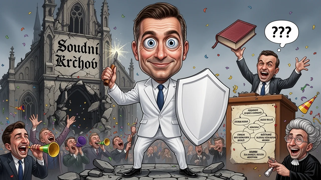 Cover art: Zproštěný a přesto nespokojený aneb Jak Dominik Feri bojuje