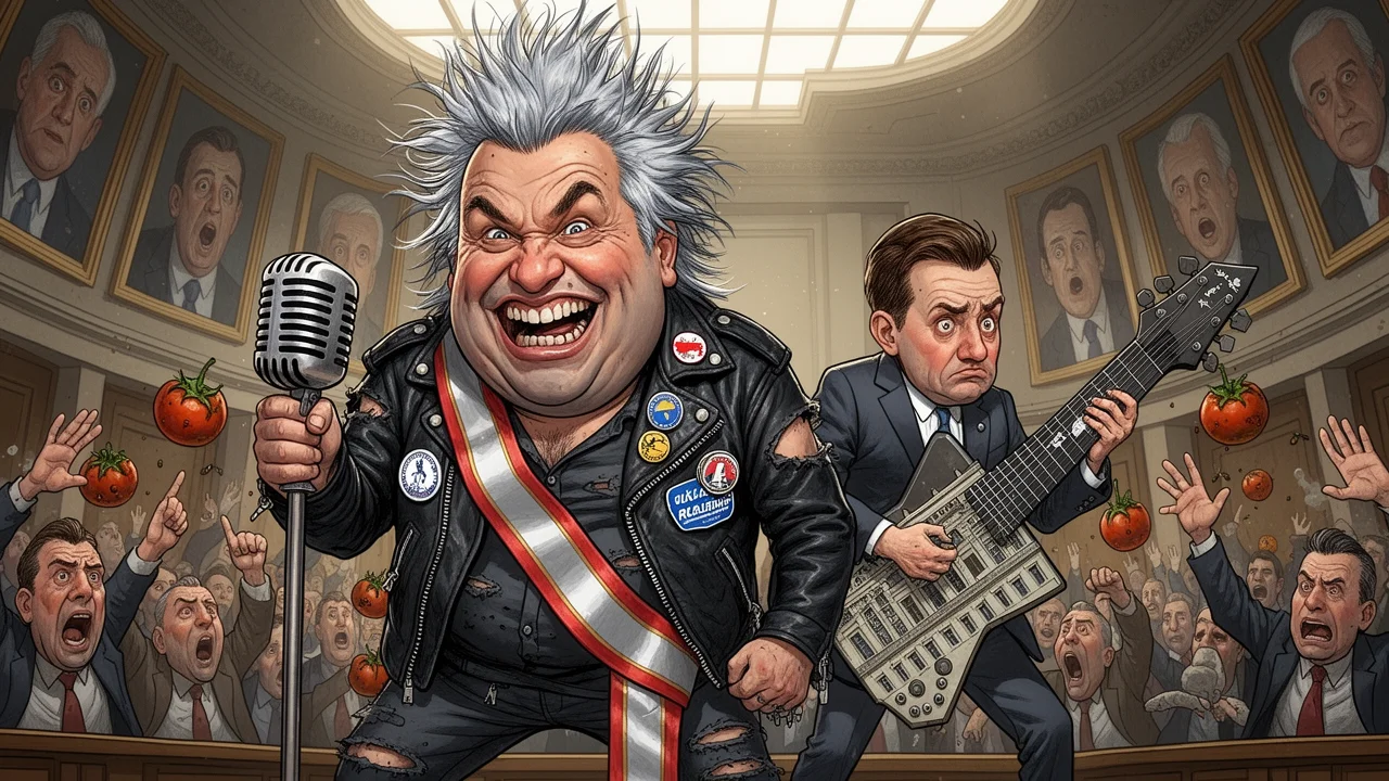 Cover art: Fekální rozchod v J.A.R. a nová kapela ministra Klempíře