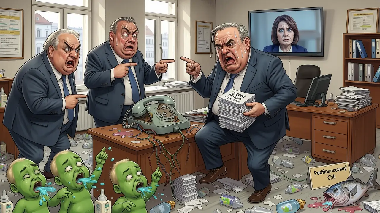 Cover art: Opožděný telegram o jedu v dětské láhvi