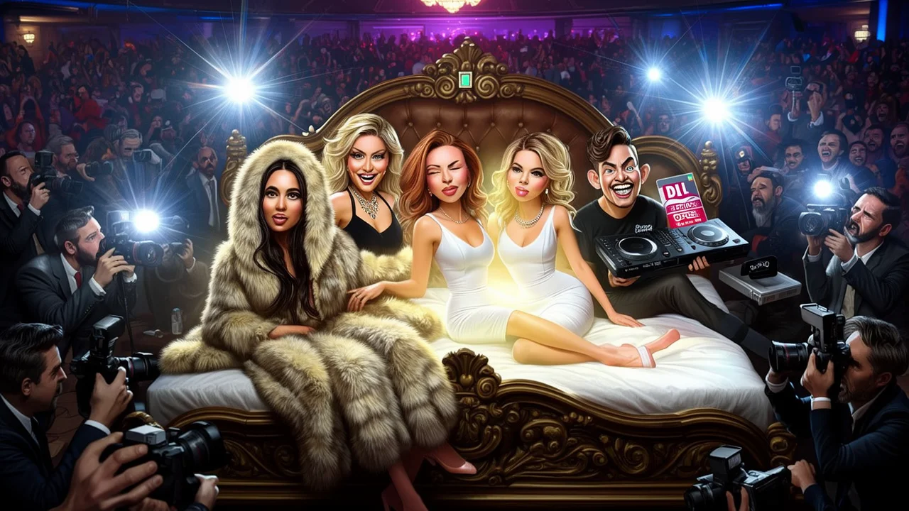 Cover art: Absurdní skandál v jedné hodně těsné posteli