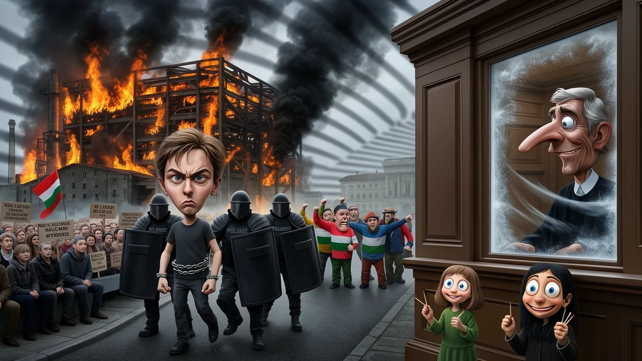 Cover art: Hořící zbrojovka, která měla přinést mír všem