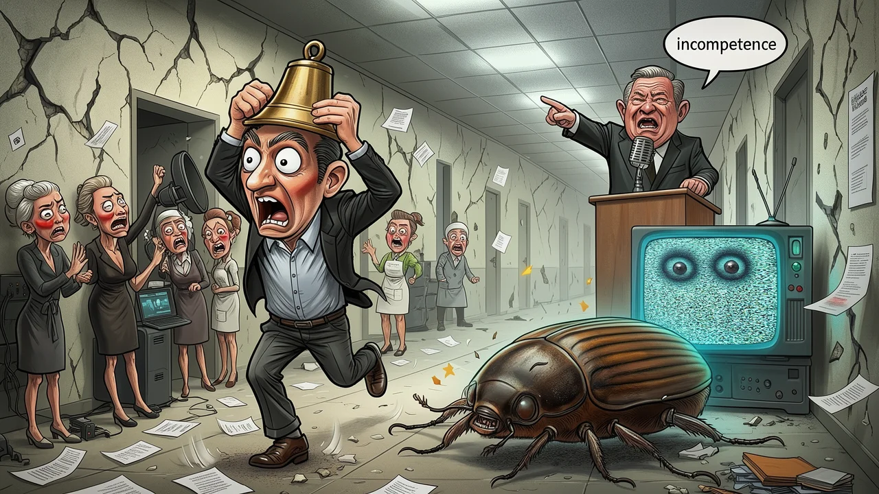 Cover art: Platební neschopnost jako hlavní televizní program
