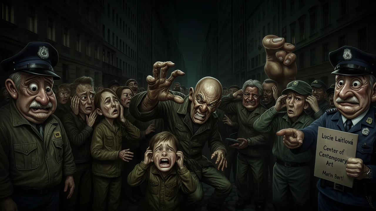 Cover art: Tiše zírat do země je dnes národní sport