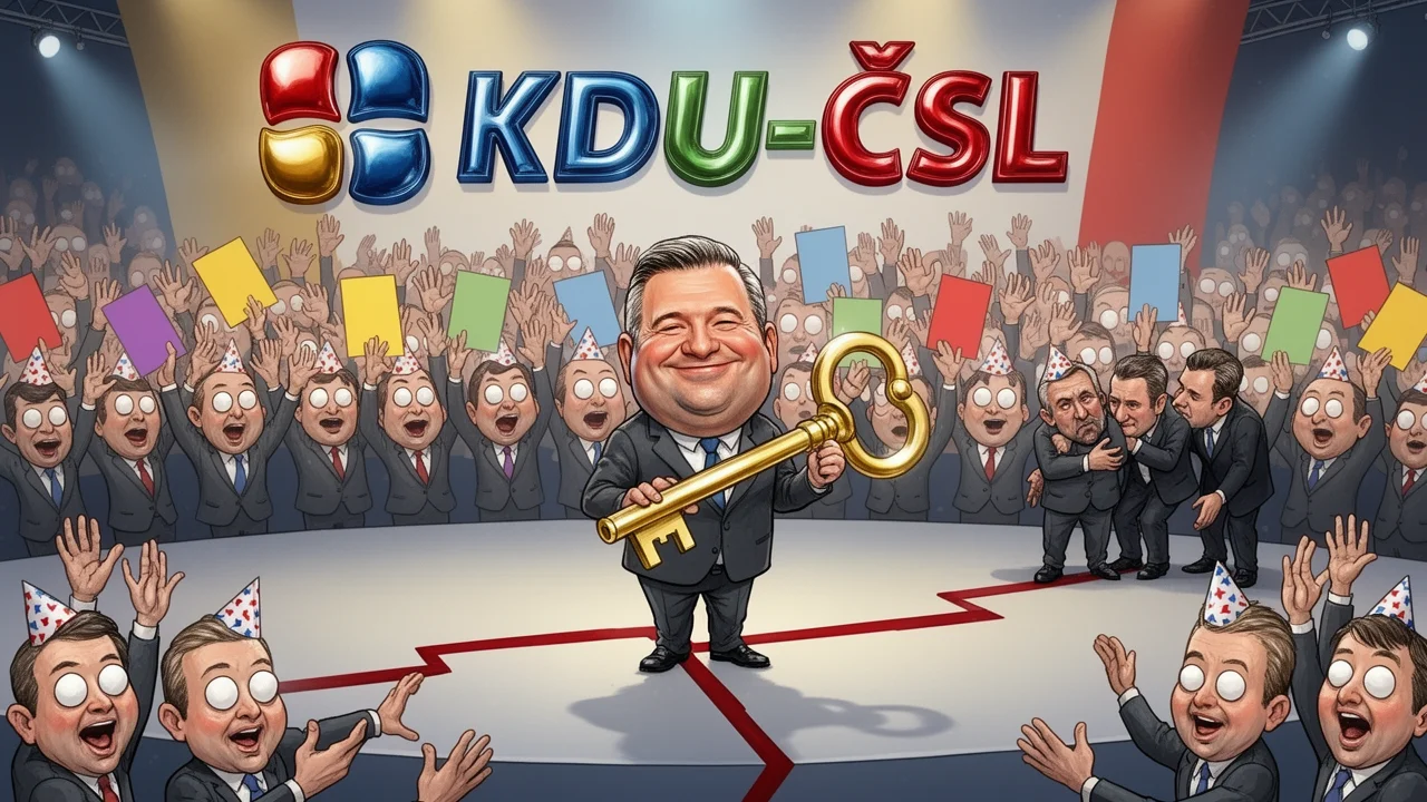 Cover art: Stará strana s novým logem a absolutní vládou