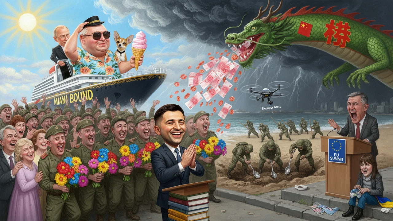 Cover art: Zajatci se vrací domů a Miami láká diktátora