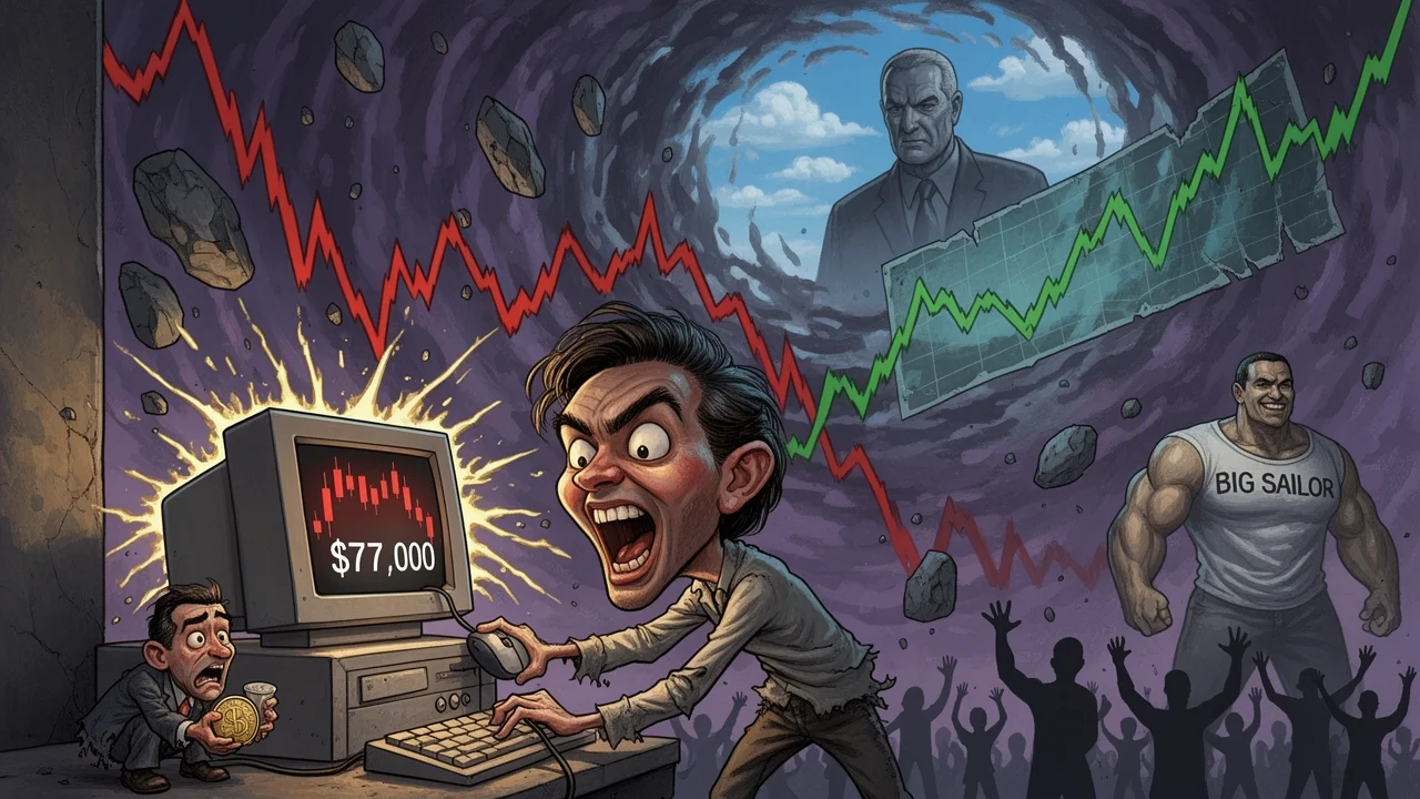 Cover art: Sedmdesát sedm tisíc odstínů rudé na displeji
