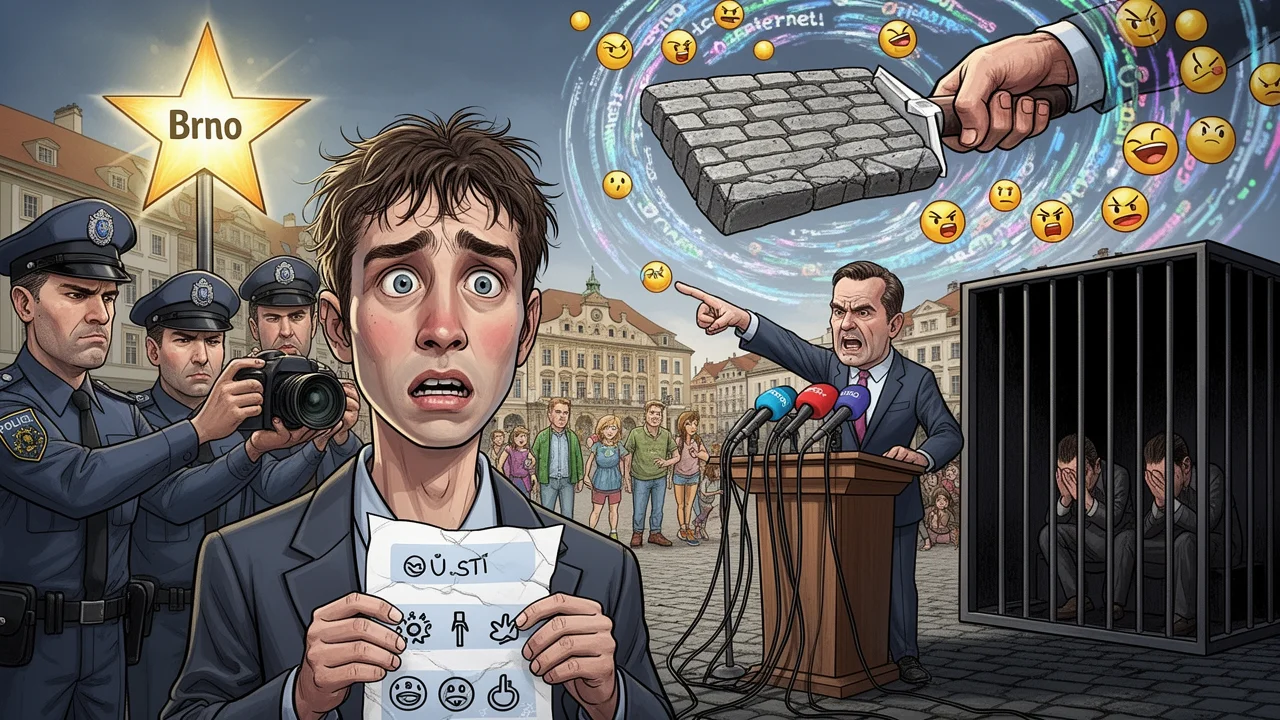 Cover art: Dlažební kostky z klávesnice aneb Velká policejní lekce