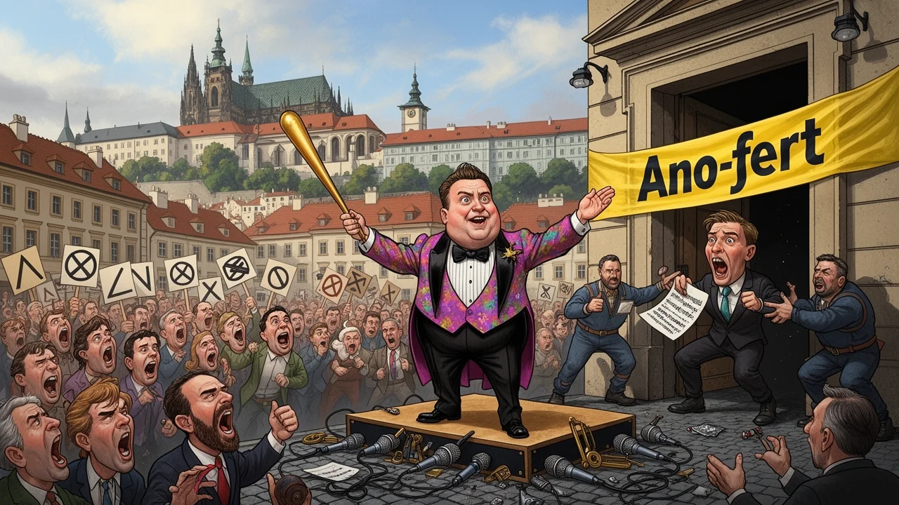 Cover art: Zpěvák v čele kultury, lid žádá jeho pád