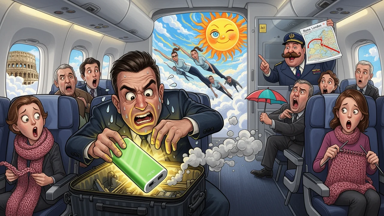 Cover art: Powerbanka v kufru poslala stovky pasažérů do Říma